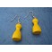Earrings yellow figures