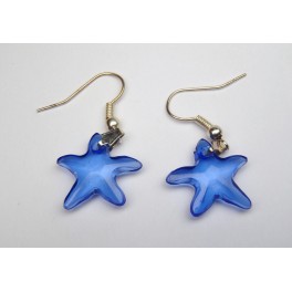 Earrings Blue Star Earrings Blue Star